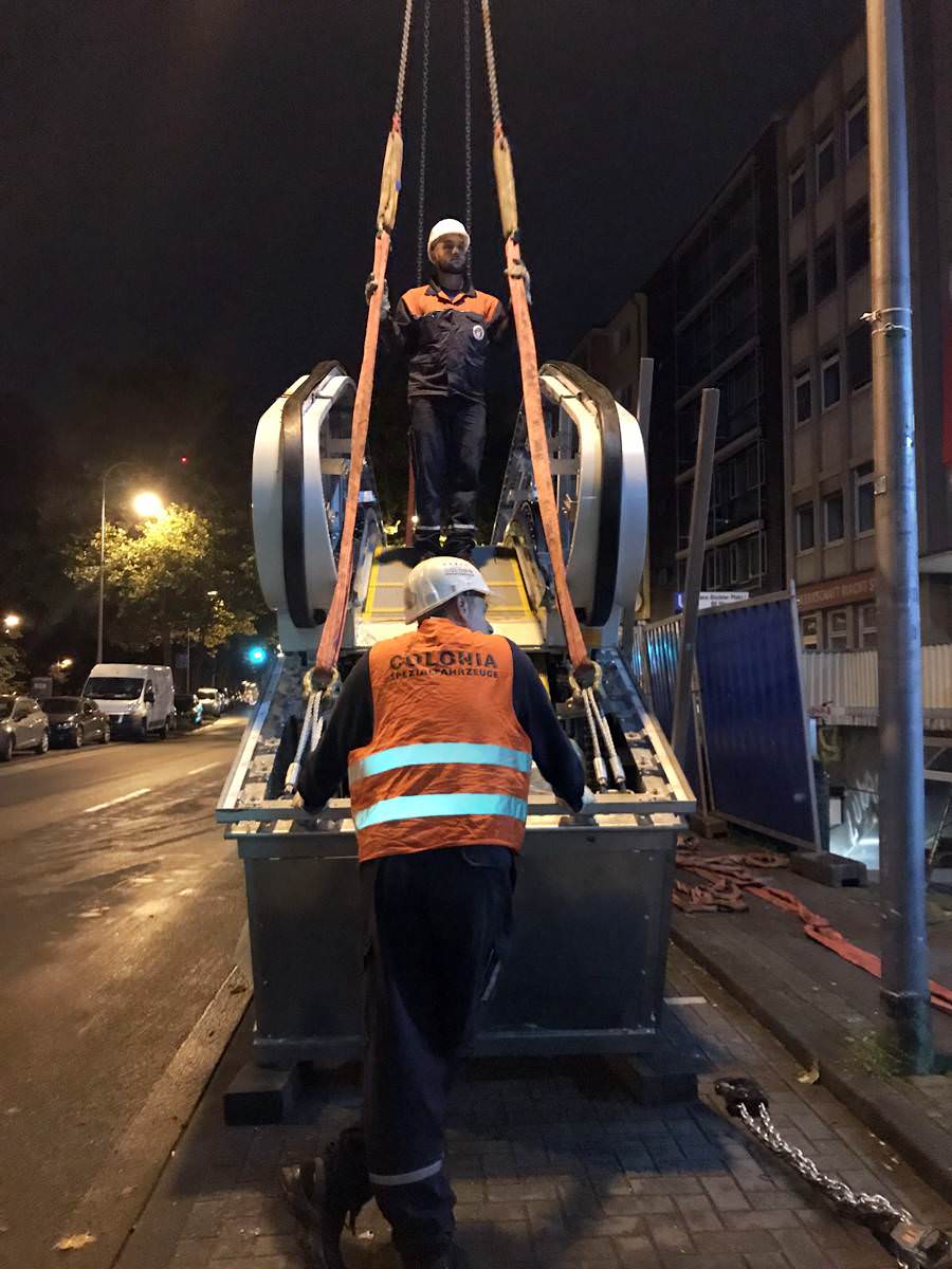 品牌實力鑄造歐洲經典-德國科隆地鐵大高度公交型自動扶梯項目順利交付安裝