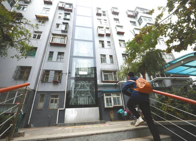 濟南：老樓裝電梯緊鑼密鼓